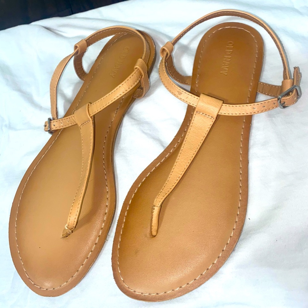 Old Navy Brown Strap Sandals